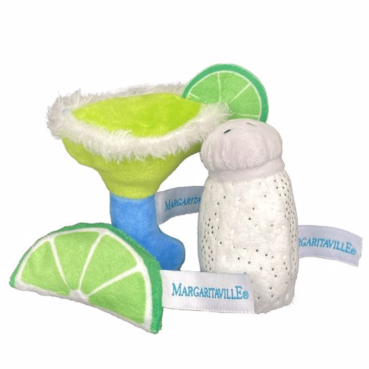 MULTIPET Margaritaville (Margarita/Lime/Salt) 3pk Cat Toy