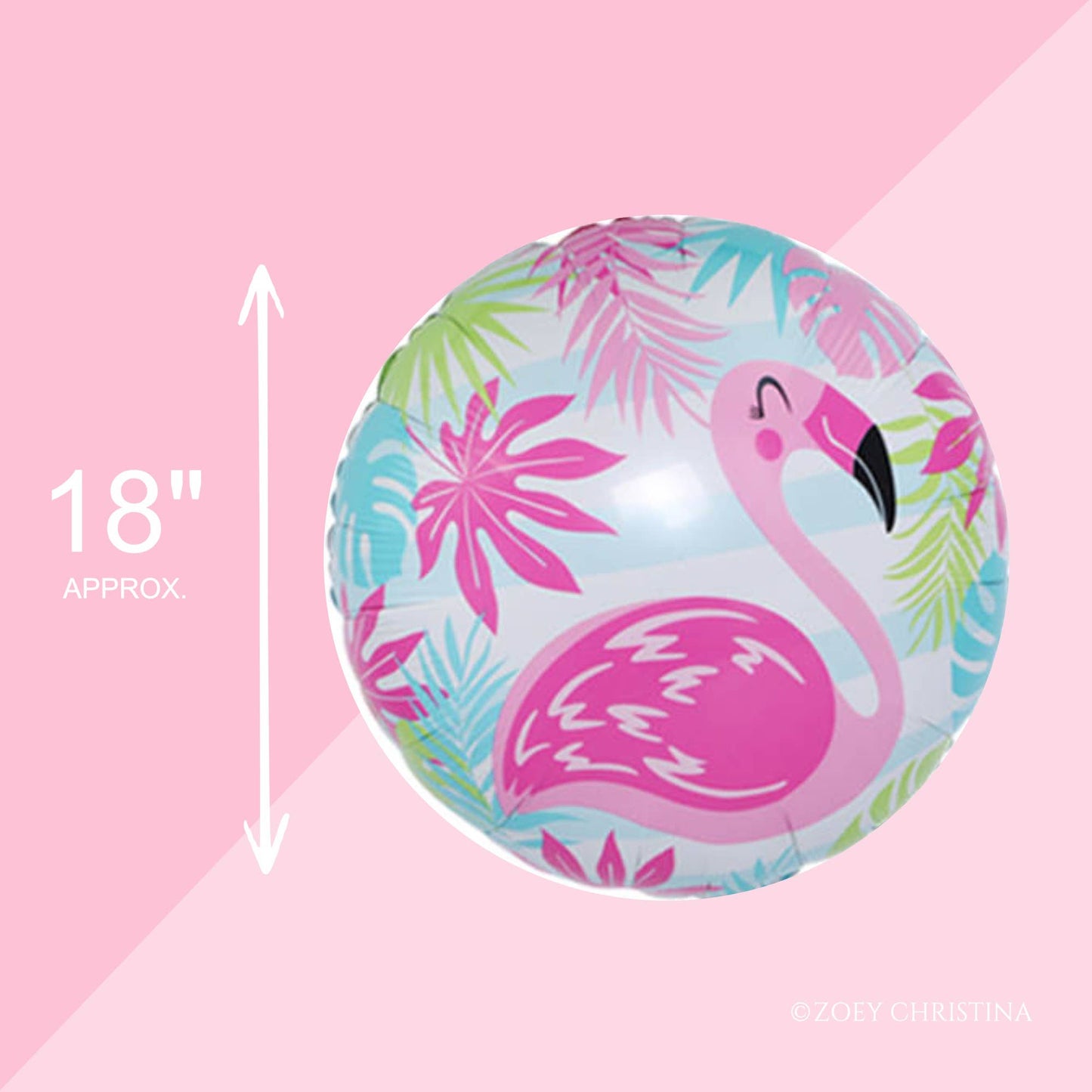 Flamingo Tropical Foil Balloon