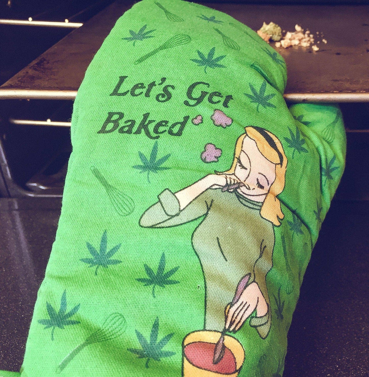 Let's Get Baked Oven Mitt
