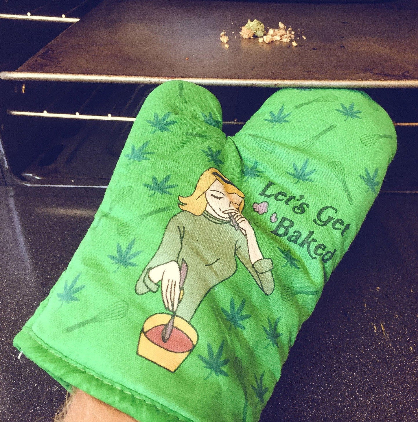 Let's Get Baked Oven Mitt