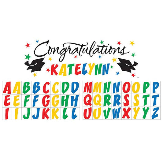 Graduation Giant Party Banner Customizable