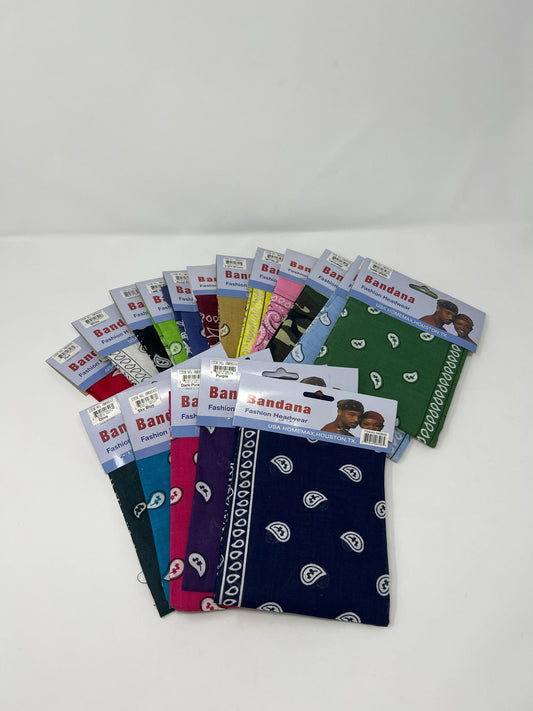 Bandana Assorted Colors: Dark Green