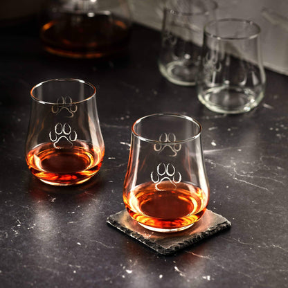 Libbey Modern Pets Posh Paw Glasses, 17oz