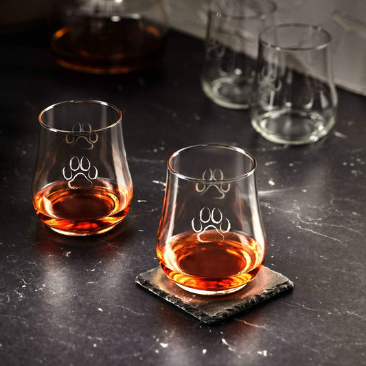 Libbey Modern Pets Posh Paw Glasses, 17oz