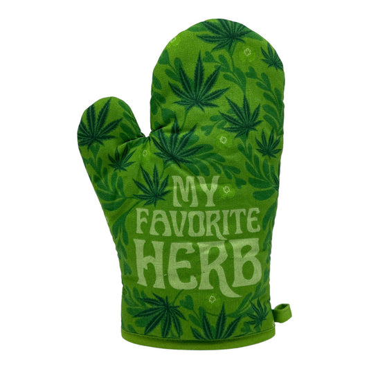 My Favorite Herb Oven Mitt